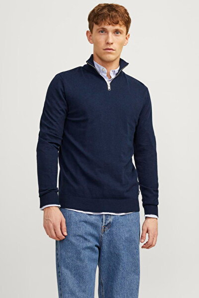 Jack & Jones Muški pleteni džemper sa visokim ovratnikom - Emil