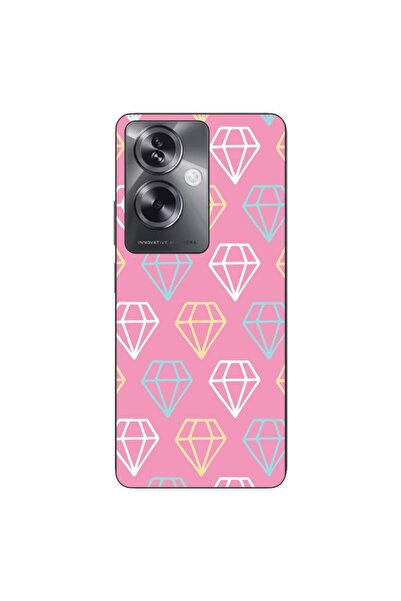 OEM Husa compatibila cu Oppo A79 5G Silicon Gel Tpu Model Diamond Pattern Doo...