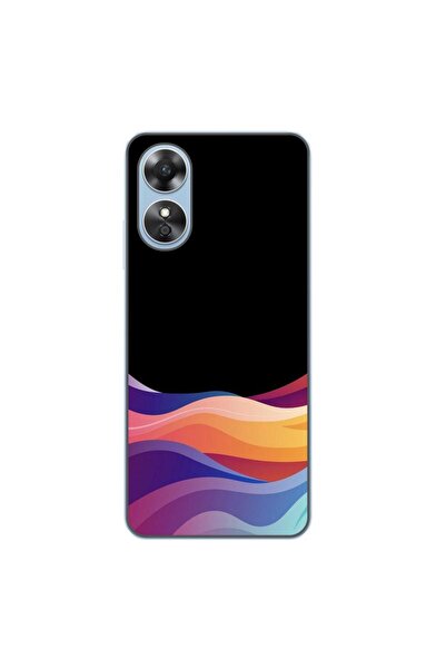 OEM Husa compatibila cu Oppo A17 Silicon Gel Tpu Model Neon Waves