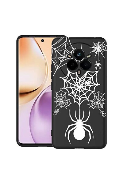 bestcase ¬Æ Husa pentru Realme 14 Pro Plus 5G, Spider Web, Slim Silicon 0.8MM...
