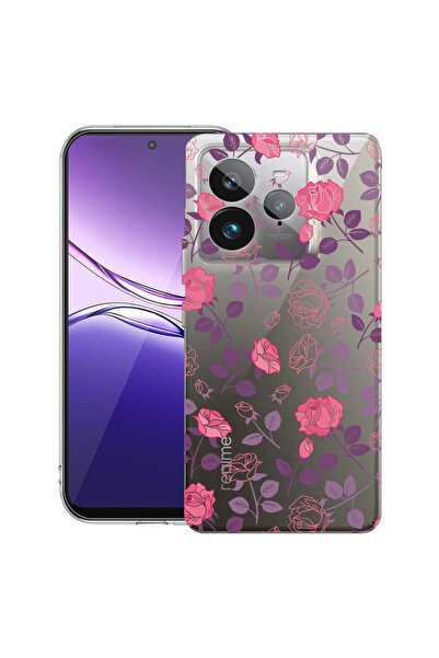 bestcase ¬Æ Husa pentru Realme GT 7 Pro cu Design Rose, Clear Slim Silicon, A...