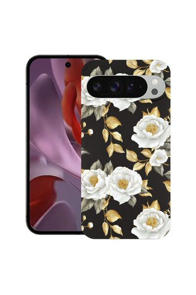 bestcase ¬Æ Husa TPU Ultra Slim Compatibila cu Google Pixel 10 / 10 Pro, Flor...