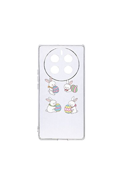 bestcase Διαφανής Θήκη Σιλικόνης 2MM, Συμβατή με Realme 12 Pro, Πασχαλινό Κου...