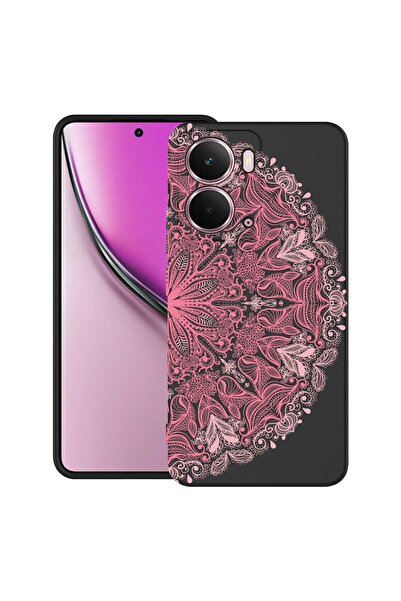 bestcase Θήκη για Realme P3 με ροζ δαντελένιο σχέδιο, TPU Ματ Εξαιρετικά Λεπτ...