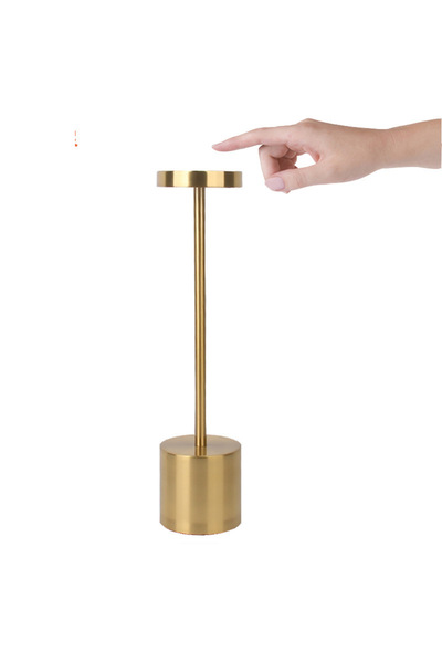 Choice Gold LED Cordless Touch Table Lamps Rechargeable Desk Lamp 3Colors Adj...