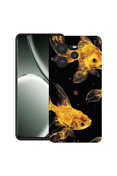 bestcase Husă pentru Realme GT 7 Pro, Silicon subțire premium de 1.2MM, Pești...