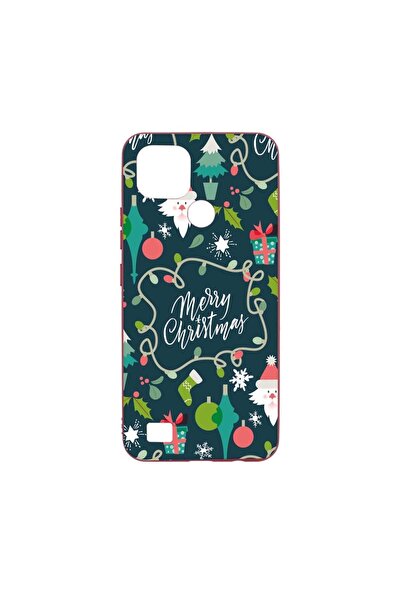 bestcase Husa Silicon, Compatibila Cu Realme C21, Merry Christmas, rezistenta...