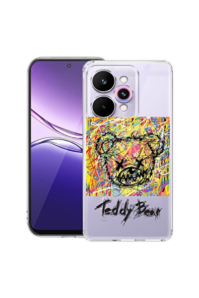 bestcase ¬Æ Husa Clear Slim Silicon Compatibila cu Realme 15 / 15 Pro, Teddy ...