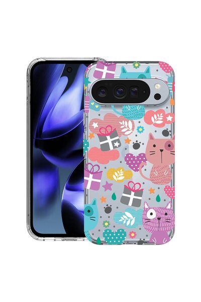 bestcase Θήκη για Google Pixel 10 / Pixel 10 Pro με Σχέδιο Χαριτωμένης Γάτας,...
