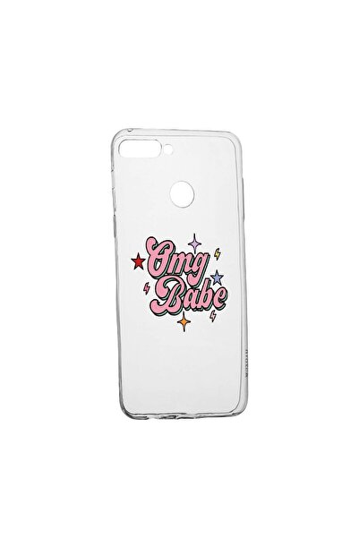 bestcase Husa de protectie cu mesaj OMG Babe, pentru Huawei Y6 Prime 2018, re...