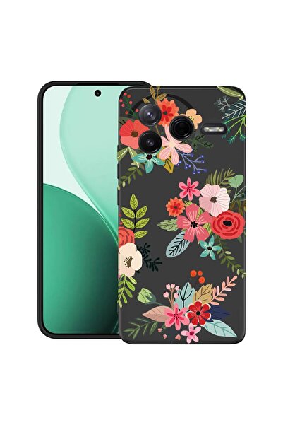 bestcase ¬Æ Husa TPU Ultra Slim Compatibil cu Poco F7 Pro, cu Design Flowers,...