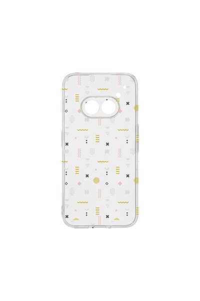 bestcase Θήκη Διαφανής Σιλικόνη 2MM, Συμβατή με Nothing Phone 2a, Σύμβολα, Αν...