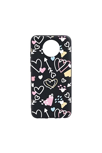 bestcase Θήκη σιλικόνης συμβατή με Nokia C30, Σχέδιο με σύμβολα αγάπης, ανθεκ...