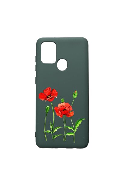 bestcase Husa Premium Silicon Compatibila Cu Huawei P Smart 2020, Red Flower,...