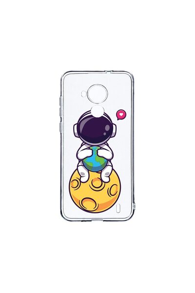 bestcase Διαφανής Θήκη Σιλικόνης 2MM, Συμβατή με Nokia C30, Χαριτωμένος Αστρο...