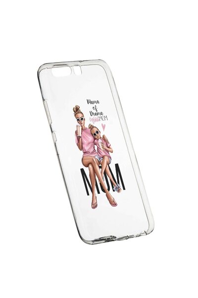 bestcase Θήκη προστασίας  "Girl - Mom ", για Huawei Y6 2018, ανθεκτική στη φθ...