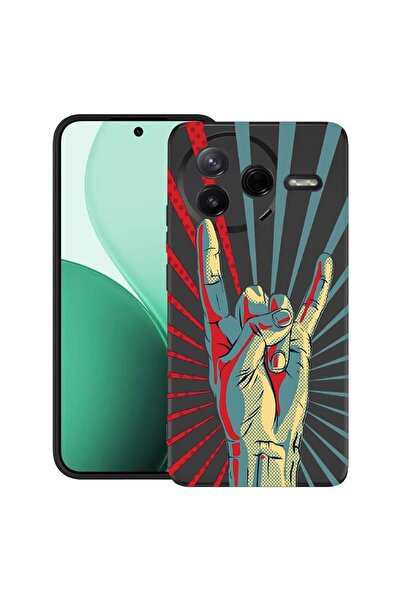 bestcase ¬Æ Husa TPU Ultra Slim Compatibil cu Poco F7 Pro, cu Design Rock Fes...