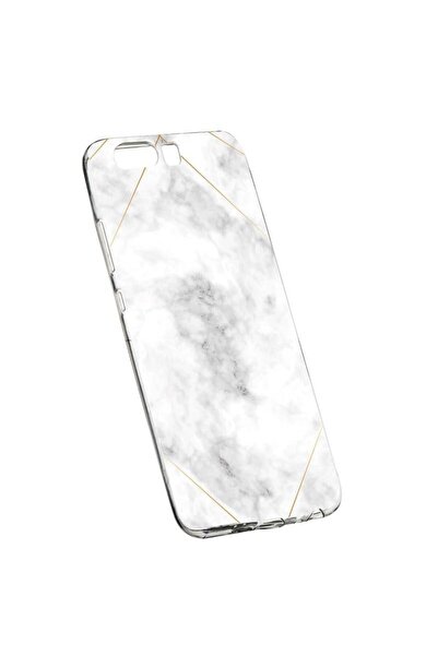 bestcase Husa Silicon, Transparent, Slim, Marble, 135, Huawei Y6 2018