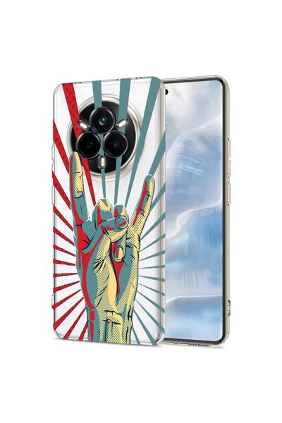bestcase Husa pentru Realme 14 Pro 5G, BestCase¬Æ Clear Silicon 2MM, Rock Fes...