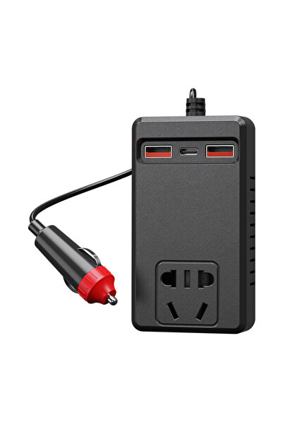 Choice Black Universal 150W Car Power Inverter DC 12V 24V to 110V 220V USB Ty...