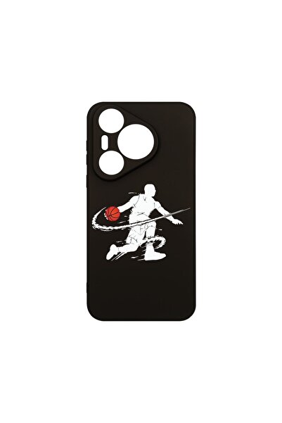 bestcase Θήκη Σιλικόνης Premium, Συμβατή με Huawei Pura 70 Pro, Σχέδιο Μπάσκε...