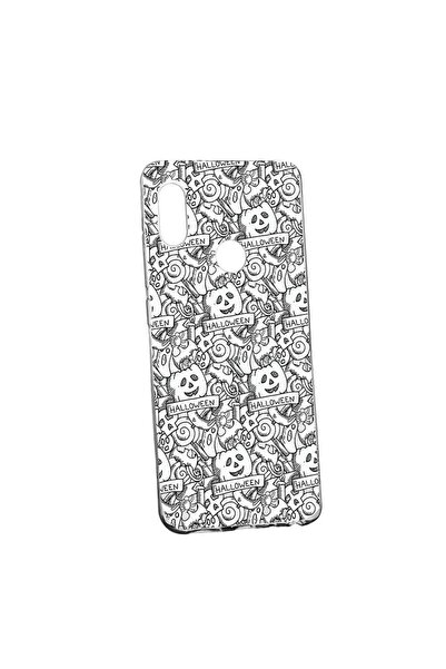 bestcase Θήκη σιλικόνης, Διάφανη, Λεπτή, Χάλογουιν, 122, Huawei P20 Lite