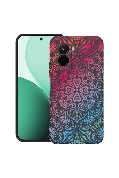 bestcase ¬Æ Husa TPU Ultra Slim Compatibil cu Poco M7, cu Design Mandala Colo...