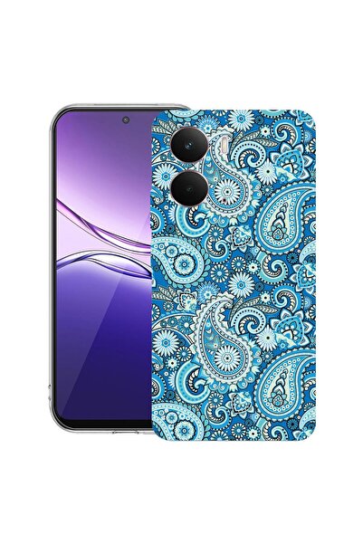 bestcase ¬Æ Husa pentru Realme P3 cu Design Blue Non-figurative, Clear Slim S...