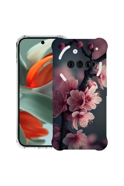 bestcase ¬Æ Husa compatibila Nothing Phone (3a), Anti Shock 1.5MM, Cherry Blo...