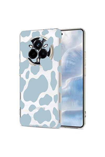 bestcase Husa pentru Realme 14 Pro 5G, BestCase¬Æ Clear Silicon 2MM, Blue Cow...