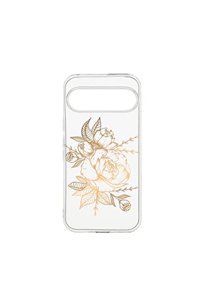 bestcase ¬Æ Husa Clear Silicon 2MM, Compatibila Cu Google Pixel 9 Pro, Golden...