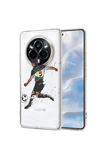 bestcase Husa pentru Realme 14 Pro 5G, BestCase¬Æ Clear Silicon 2MM, Football...