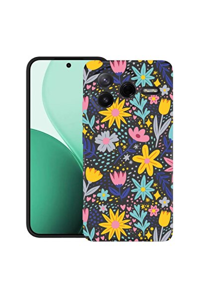 bestcase Υπέρλεπτη Θήκη TPU Συμβατή με Poco F7 Pro, με Σχέδιο Μικρά Λουλούδια...