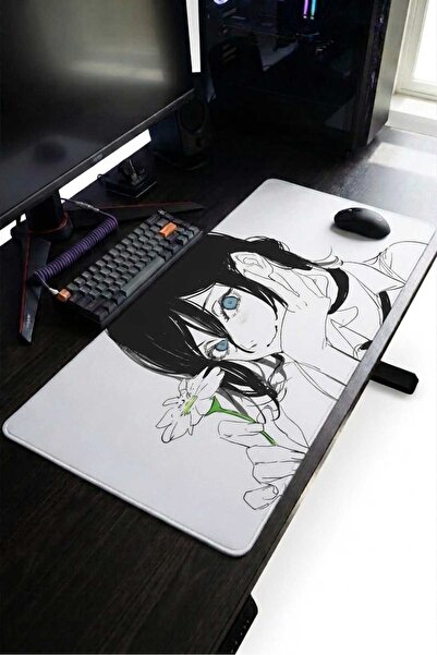 DERDENİX Anime Series: White Reze Edition 90x40 Mousepad