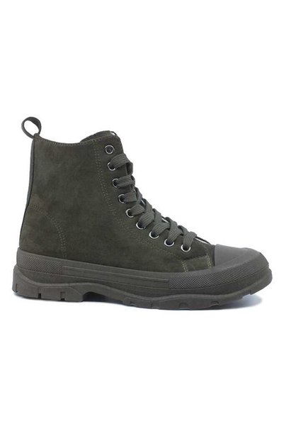 FASHION Adidași înalți pentru femei, la modă, din material textil, cu închide...