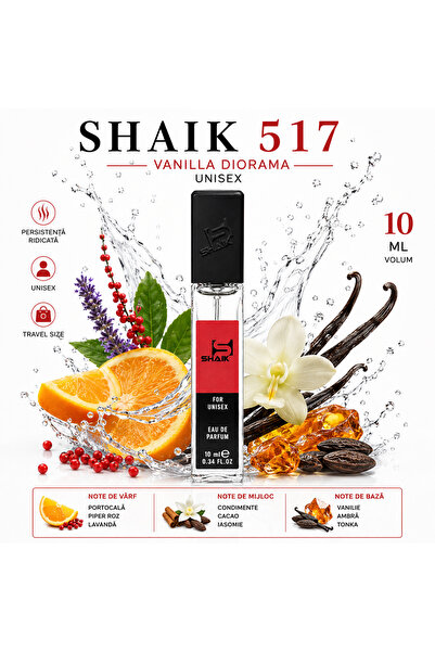 Shaik 517 Vanilla Diorama 10 ml – Vanilie Intensă & Eleganță Unisex Luxury, t...