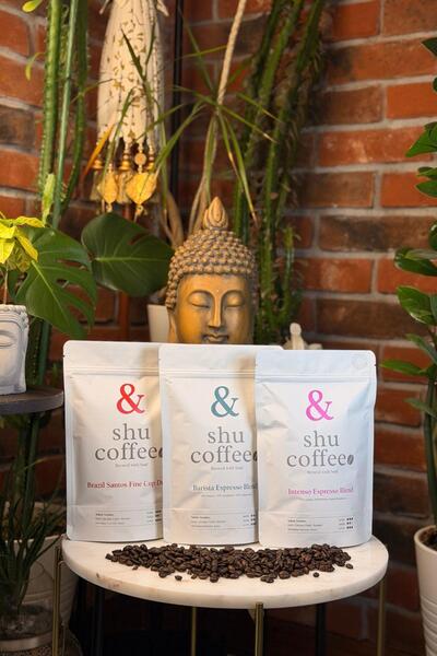 Shu Coffee The Power Set 600 gr Öğütülmüş Kahve (Brazil Santos Fine Cup Dulce...