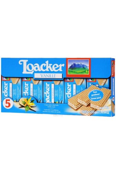 Loacker Locker Vanille 45gx5