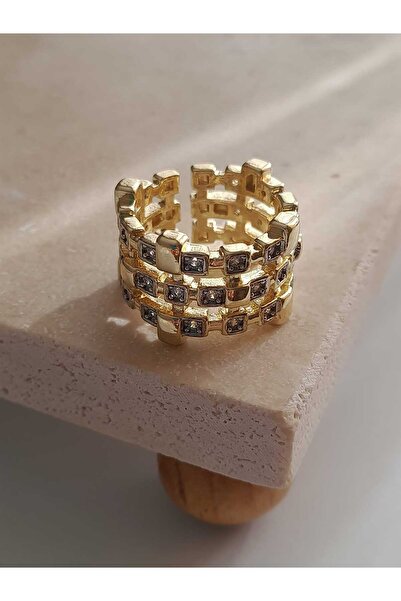 Bubbleatelier Çelik Gammy Gold Yüzük