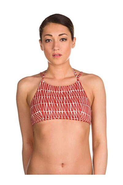RVCA Bikini Bra Triangle Row Havana red XS