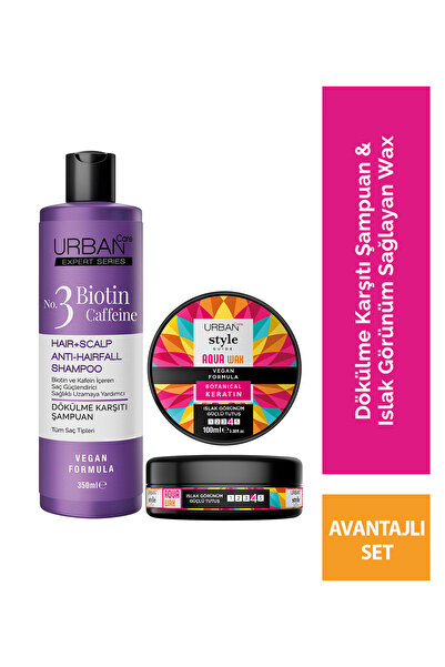 Urban Care Expert Biotin Ve Kafein Dökülme Karşıtı Saç Bakım Şampuanı ve Isla...
