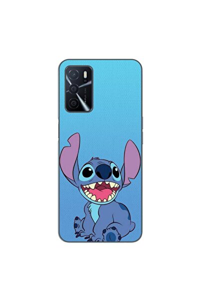 OEM Husa compatibila cu Oppo A16 Silicon Gel Tpu Model Stitch Blue