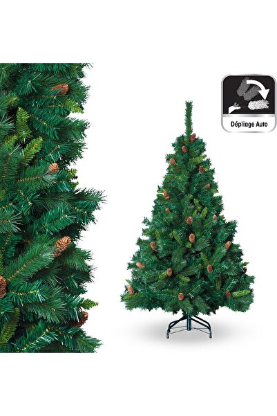 FEERIC LIGHTS & CHRISTMAS Brad de Crăciun Regal Majestic 150 cm Verde