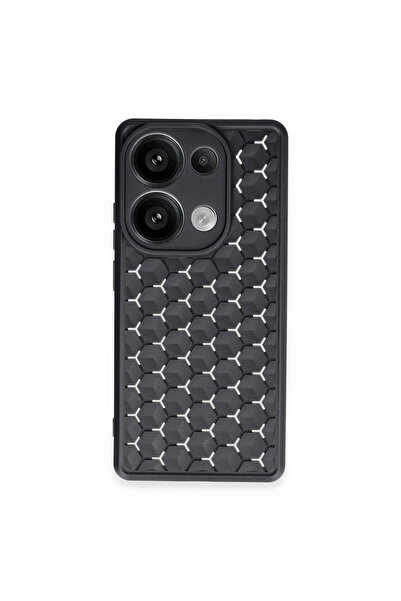 NewFace Xiaomi Redmi Note 13 Pro 4G Petek Desenli Darbe Emici Tam Uyumlu Kılıf