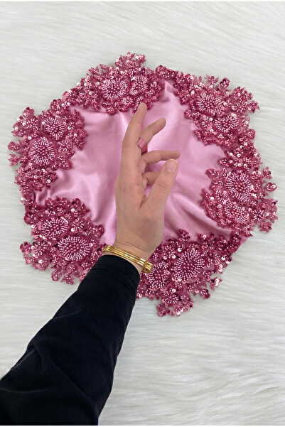 ZEYMERADE Pembe Gelin Damat Halay El Mendili, Saten Vip Aplikli, Kına Gecesi ...