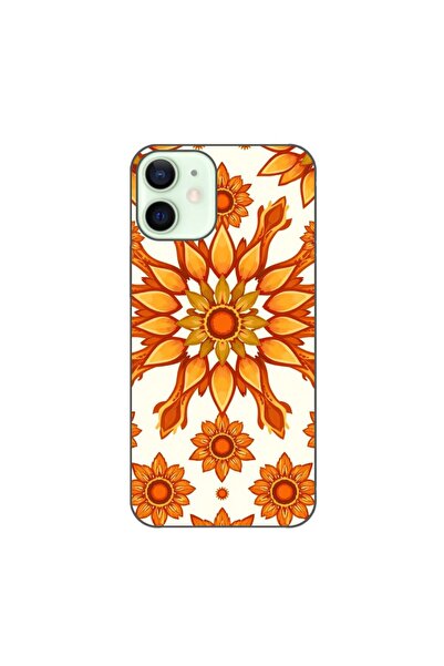 OEM Husa compatibila cu Apple iPhone 12 Mini Silicon Gel Tpu Model Sun Flower...
