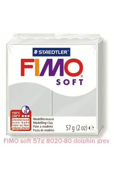 FIMO Pastă de modelat Soft 57g - Gri deschis
