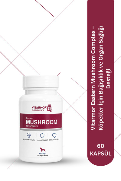 VITARMOR SUPPLEMENTS Vitarmor Eastern Mushroom Complex – Köpekler İçin Bağışı...