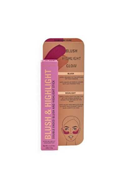 Revolution Makeup Double Ended Blush And Highlight Stick Golden Shine