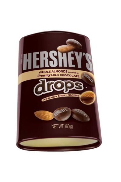 Hershey's Hersheys Drops Almond 60g Tin